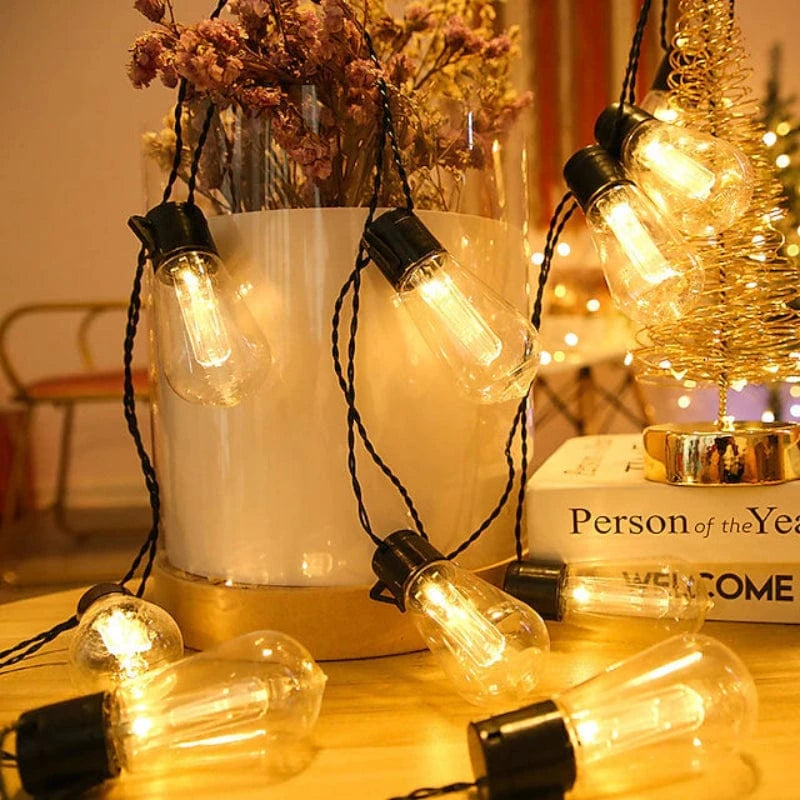 TwinkleSphere™ solar lichtsnoer met peervormige LED-lampjes – productafbeelding 5