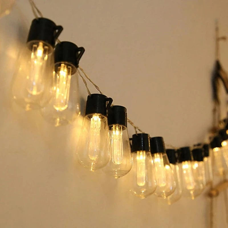 TwinkleSphere™ solar lichtsnoer met peervormige LED-lampjes – productafbeelding 6