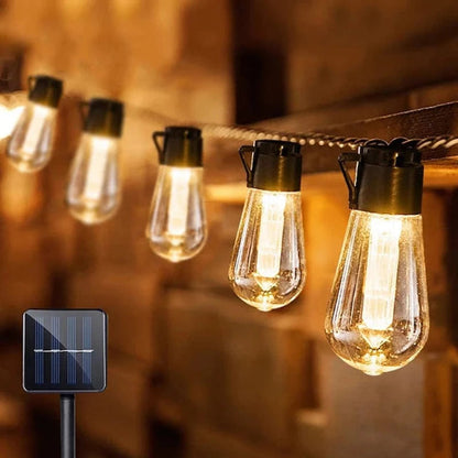 TwinkleSphere™ solar lichtsnoer met peervormige LED-lampjes – productafbeelding 9