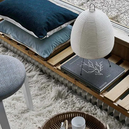 LumiNest™ Wabi-Sabi tafellamp met rijstpapieren kap – productafbeelding 2