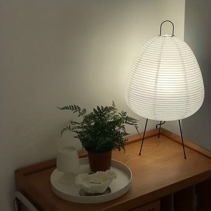 LumiNest™ Wabi-Sabi tafellamp met rijstpapieren kap – productafbeelding 4