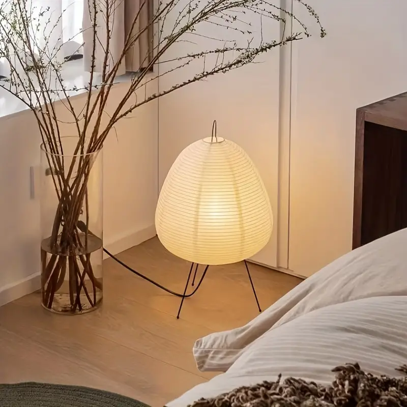 LumiNest™ Wabi-Sabi tafellamp met rijstpapieren kap – productafbeelding 5