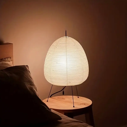 LumiNest™ Wabi-Sabi tafellamp met rijstpapieren kap – productafbeelding 6