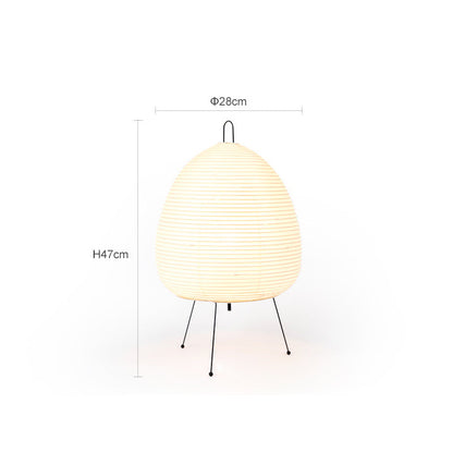 LumiNest™ Wabi-Sabi tafellamp met rijstpapieren kap – productafbeelding 8