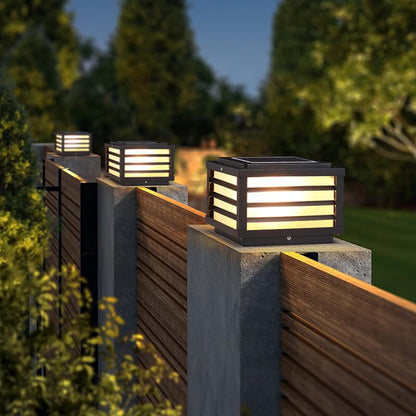 LumaLight™ moderne buitenwandlamp – solar of netstroom – productafbeelding 1
