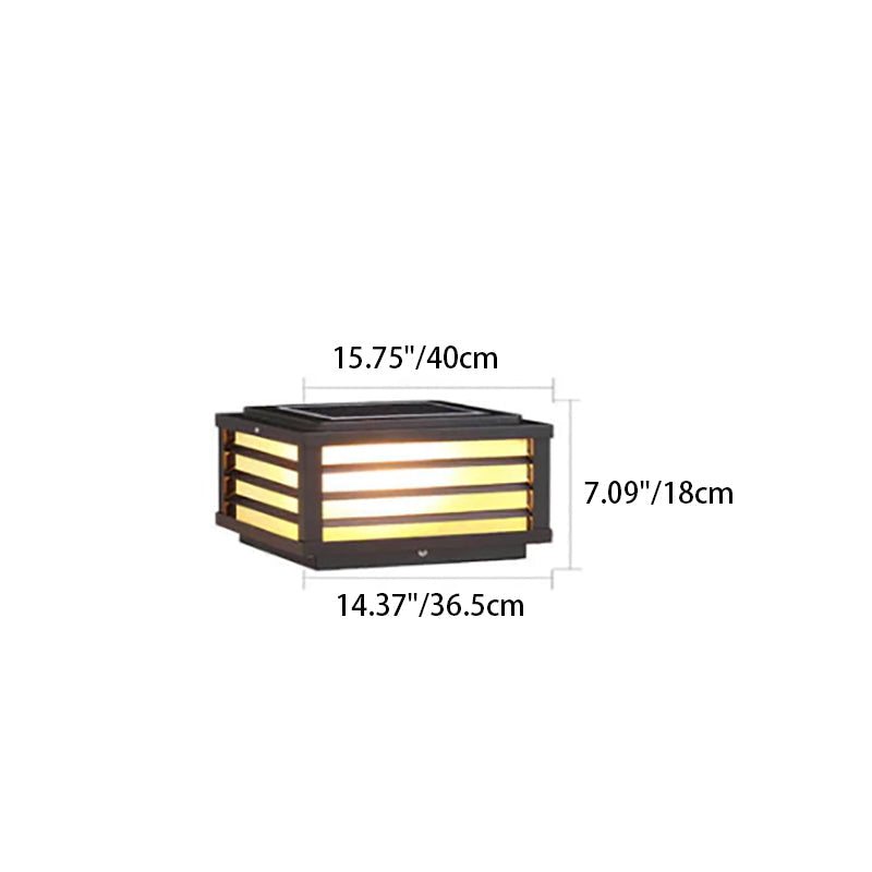 LumaLight™ moderne buitenwandlamp – solar of netstroom – productafbeelding 5