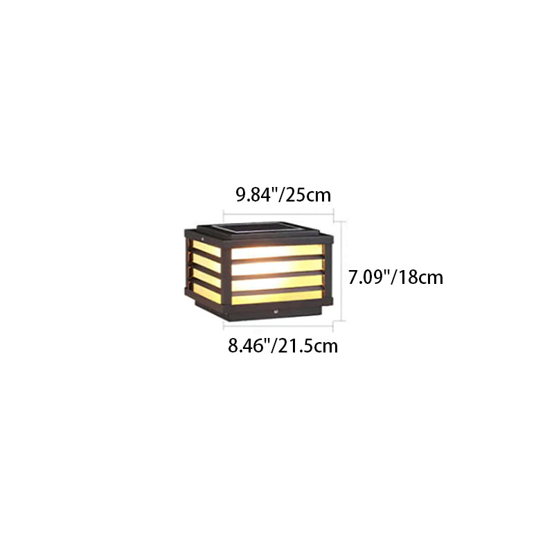 LumaLight™ moderne buitenwandlamp – solar of netstroom – productafbeelding 6