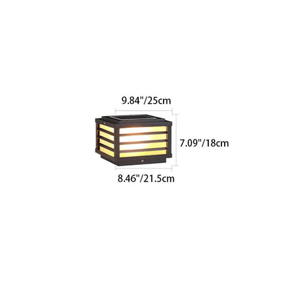LumaLight™ moderne buitenwandlamp – solar of netstroom – productafbeelding 6