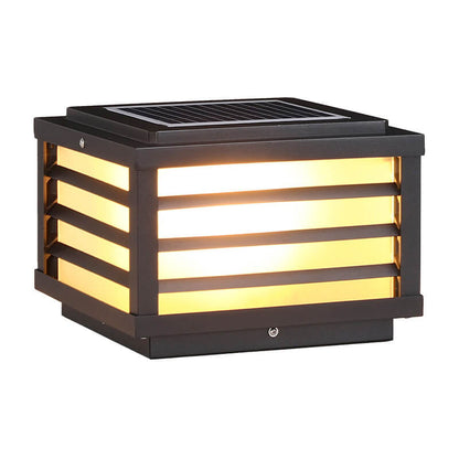 LumaLight™ moderne buitenwandlamp – solar of netstroom – productafbeelding 9