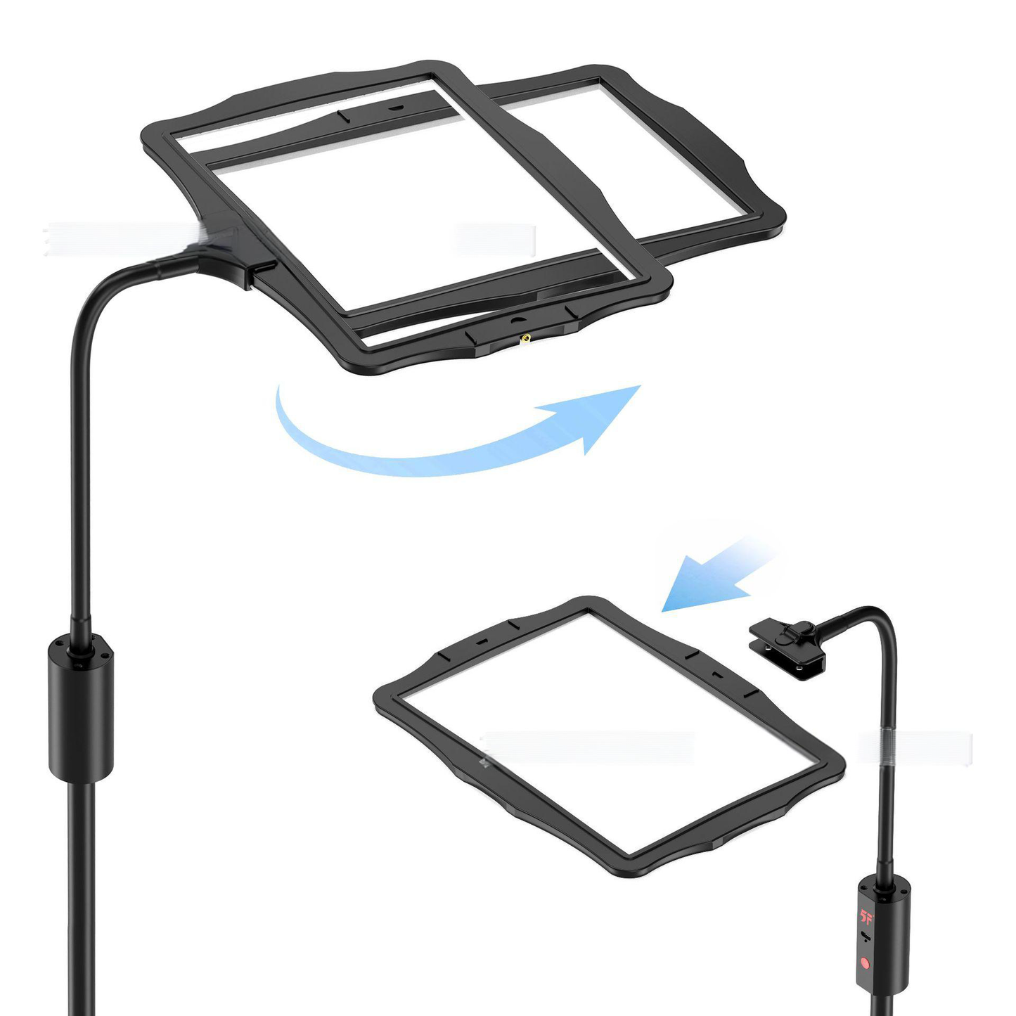BrightView™ staande vergrootlamp met LED – afbeelding 2