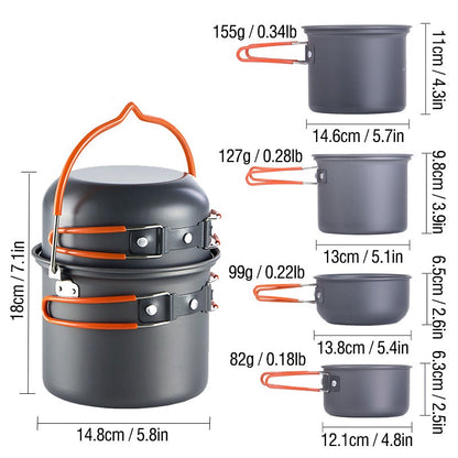 Naturehike™ ultralichte camping kookset – productafbeelding 7