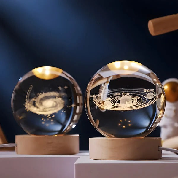 SphereGlow™ 3D-gegraveerde LED-bollamp met touchbediening – productafbeelding 7