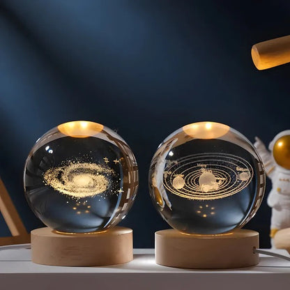 SphereGlow™ 3D-gegraveerde LED-bollamp met touchbediening – productafbeelding 5