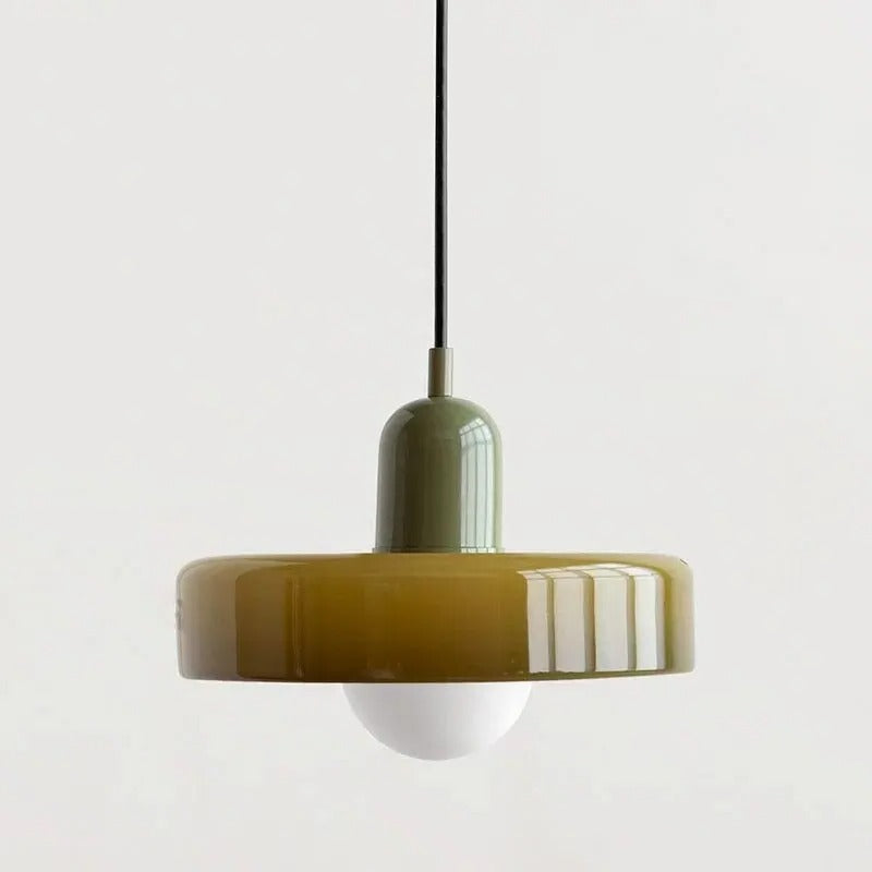 RetroGlow™ verstelbare vintage hanglamp met glazen kap – productafbeelding 2