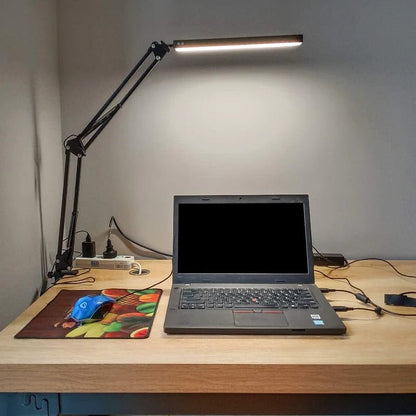 BrightBeam™ verstelbare LED bureaulamp met klem – afbeelding 3