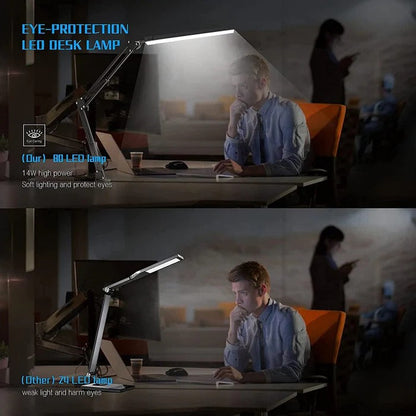 BrightBeam™ verstelbare LED bureaulamp met klem – afbeelding 8
