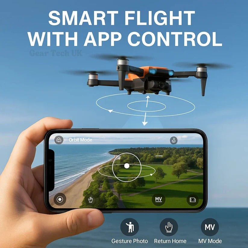 SkyVision™ 8K HD drone met dubbele camera en GPS – productafbeelding 4