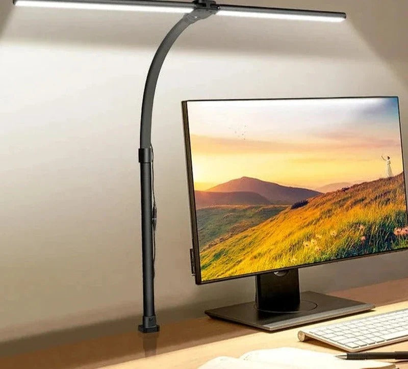 BrightLight™ dubbele LED bureaulamp – afbeelding 1
