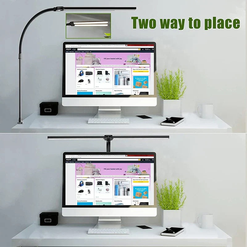 BrightLight™ dubbele LED bureaulamp – afbeelding 3