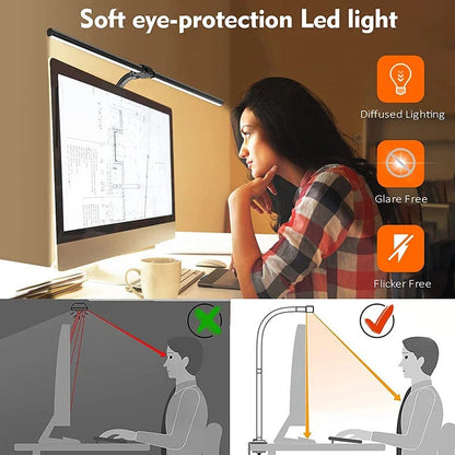 BrightLight™ dubbele LED bureaulamp – afbeelding 5