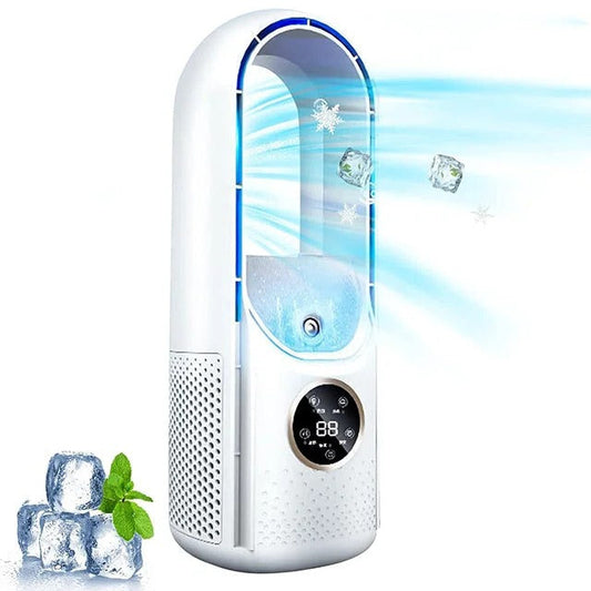 Stille draagbare aircooler zonder bladen met USB