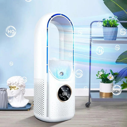 Stille draagbare aircooler zonder bladen met USB