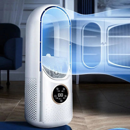 Stille draagbare aircooler zonder bladen met USB