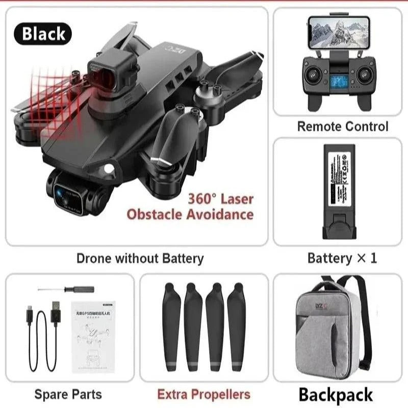 SkyVision™ 8K HD drone met dubbele camera en GPS – productafbeelding 7