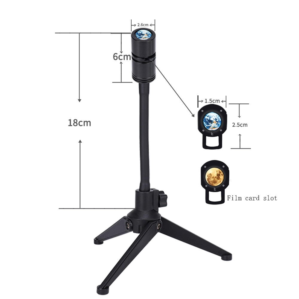 MANIKO™ maanprojectielamp met maan- en aardeprojectie – productafbeelding 9